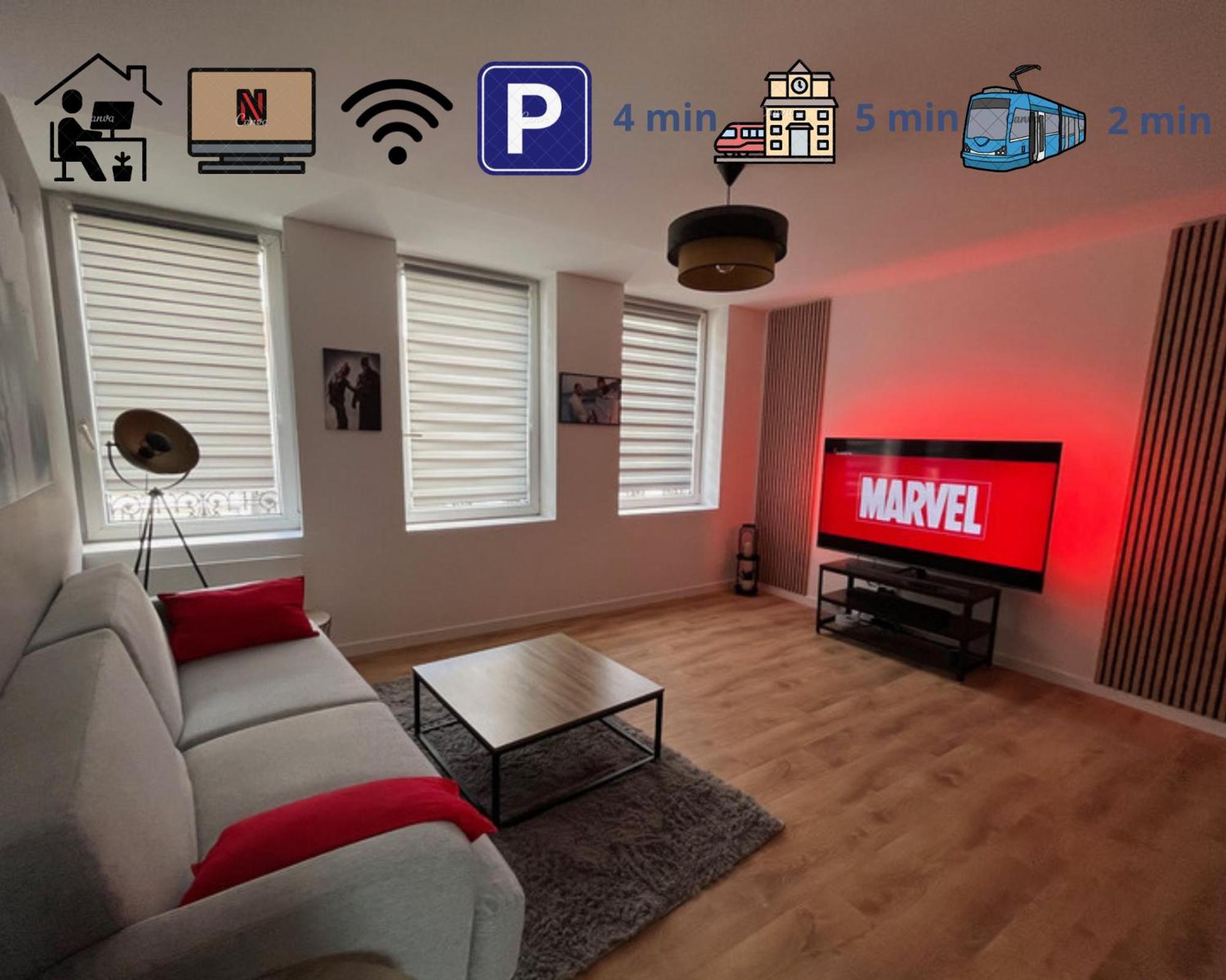 Voyage En Duplex En Hyper Centre Apartment Valenciennes Exterior photo
